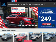 Tablet Screenshot of doncarltonhonda.com